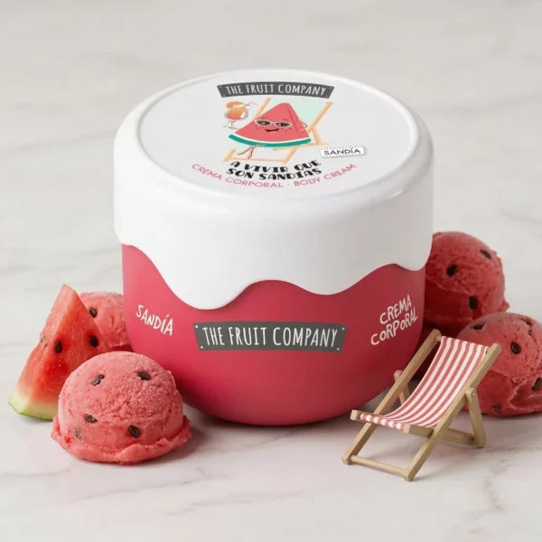 Crème Corporelle Effet Soie 200ml Pastèque – THE FRUIT COMPANY
