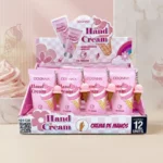 🐻✨ Présentoir de 12 : Crème pour les Mains DDONNA ICE CREAM | Hydratation et Parfum Gourmand