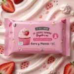 The Fruit Company | Paquets de lingettes multi-usages Fraise Chantilly | x6