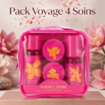 Trousse de Voyage SUNSET TRIBE : Gel douche, Brume Cheveux & Corps, Baume corporel, Exfoliant SENSE
