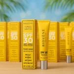 Lot de 12 : Fluide Solaire Visage Anti-Âge SPF 30 – Biovène Barcelona
