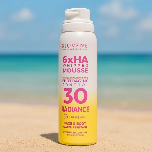Lot de 6 : Mousse Fouettée Solaire SPF 30 – Anti-Âge & Hydratante