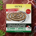 Boite de 10 Grandes Spirales d'Encens Anti-moustiques + Grand Plateau Complet - GUNA Home Essence