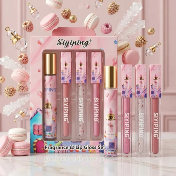 Coffret 4 Pièces GOURMAND ORIENTAL – Eau de Toilette 33ml & 3 Gloss MARSHMALLOW