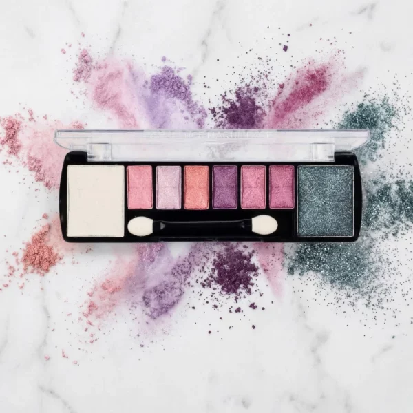 Lot de 12 : Palettes Fards à Paupières 8 Couleurs "SPACE" – D'DONNA - Mauve