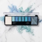 Lot de 12 : Palettes Fards à Paupières 8 Couleurs "SPACE" – D'DONNA - Bleu