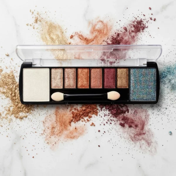 Lot de 12 : Palettes Fards à Paupières 8 Couleurs "SPACE" – D'DONNA - Marron