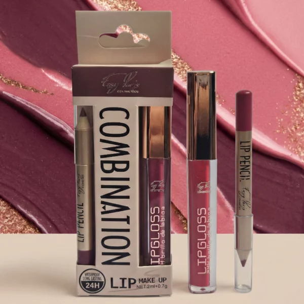 Lot de 4 Duo Lèvres : Contour & Rouge à Lèvres – Easy Paris