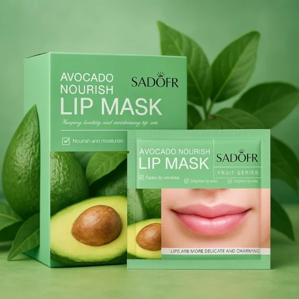 Lot de 6 : Masques à Lèvres Nourrissants à l’Avocat – SADOER
