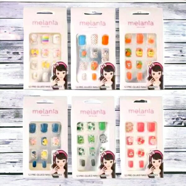Lot de 12 packs de 10 Faux-Ongles