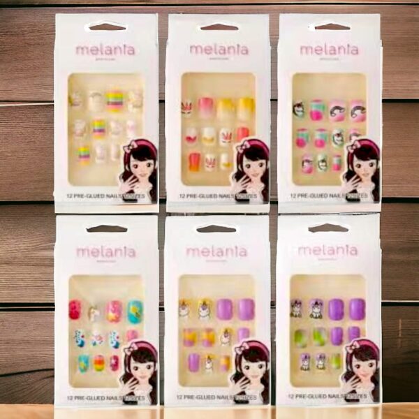 Lot de 12 packs de 10 Faux-Ongles