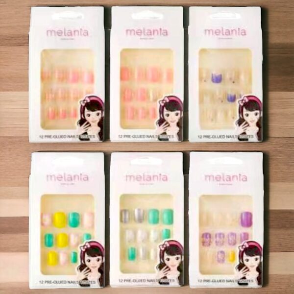 Lot de 12 packs de 10 Faux-Ongles