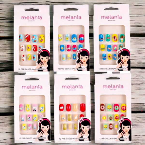 Lot de 12 packs de 10 Faux-Ongles