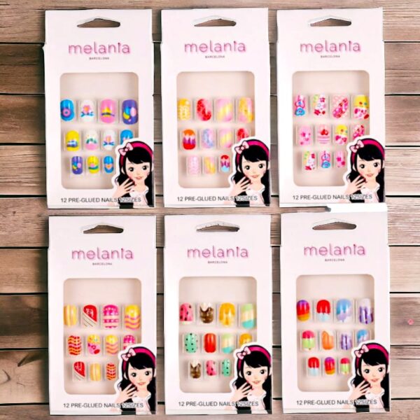 Lot de 12 packs de 10 Faux-Ongles