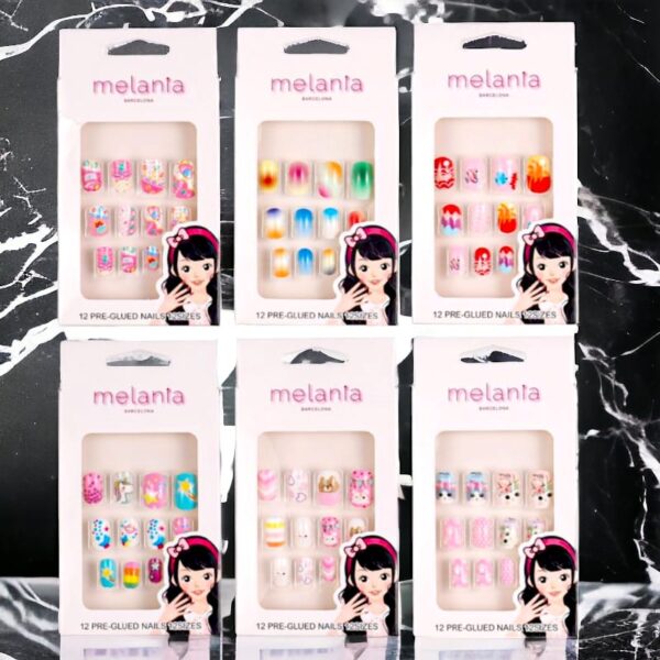 Lot de 12 packs de 10 Faux-Ongles