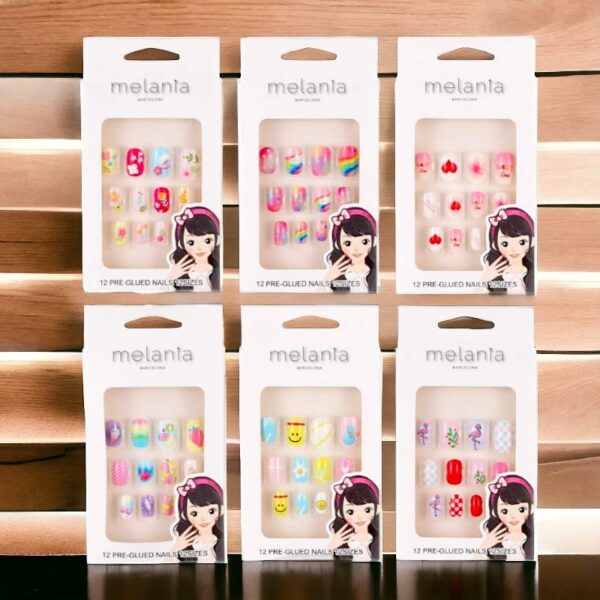 Lot de 12 packs de 10 Faux-Ongles