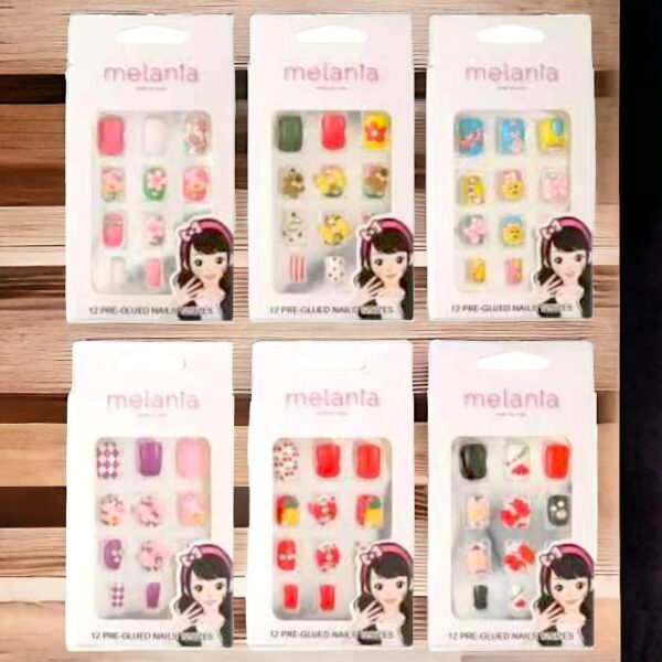 Lot de 12 packs de 10 Faux-Ongles