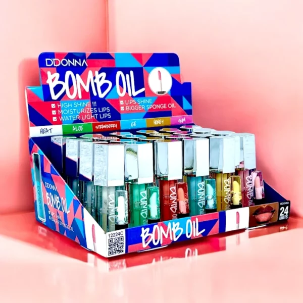 Présentoir de 24 : Gloss Bomb Oil - D'Donna