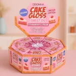 Présentoir de 24 : Gloss pour Lèvres CAKE SWEET OIL STRAMBERRY & CREAM – D'Donna