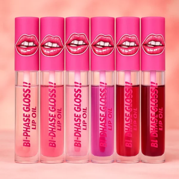 Pack de 24 Gloss "Bi-Phase Gloss!!! Lip Oil" – D'Donna