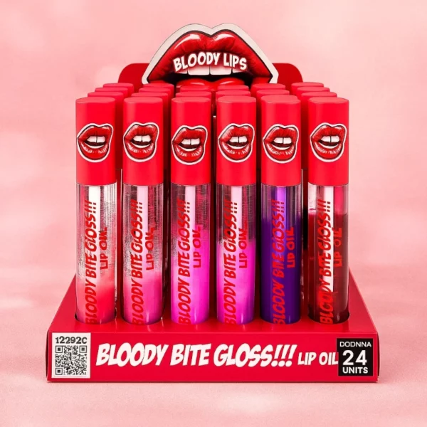 Pack de 24 Gloss "Bloody Bite Gloss!!! Lip Oil" – D'Donna