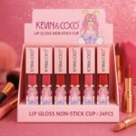 Présentoir de 24 : LIP GLOSS NON-STICK CUP – KEVIN & COCO