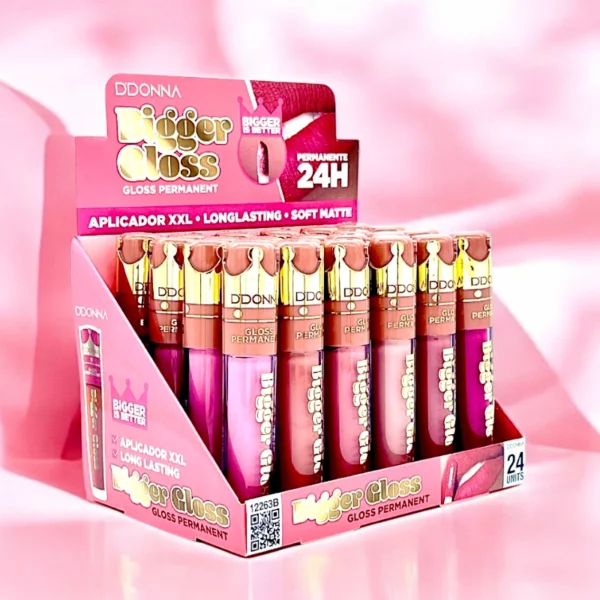 Pack de 24 Gloss à lèvres BIGGER 24H - D'Donna