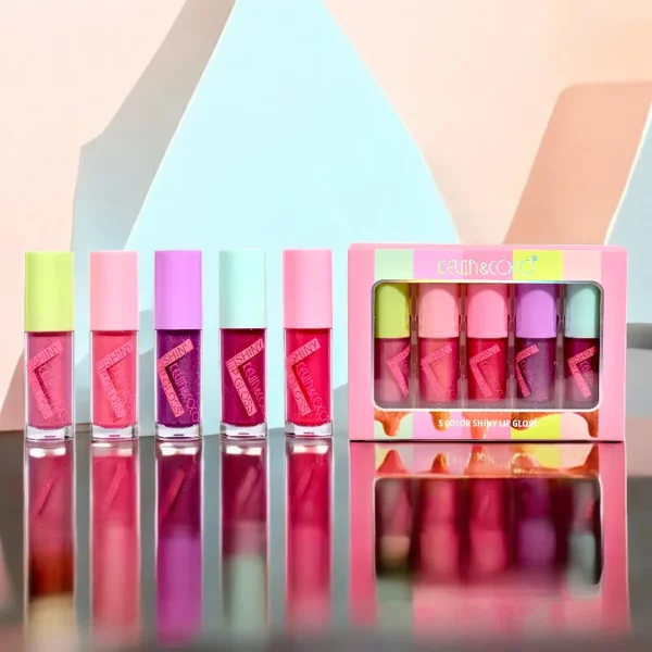 Coffret de 5 : Brillant à Lèvres SHINY - Kevin & Coco