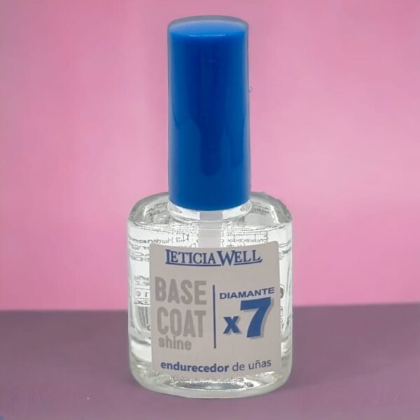 Lot de 6 : Base Vernis Durcissante pour les ongles - Effet Diamant