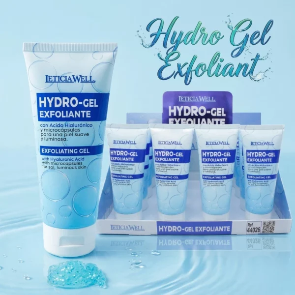 📦 Présentoir Professionnel de 16 : Visage & Cou "Hydro-Gel Exfoliante" – Leticia Well
