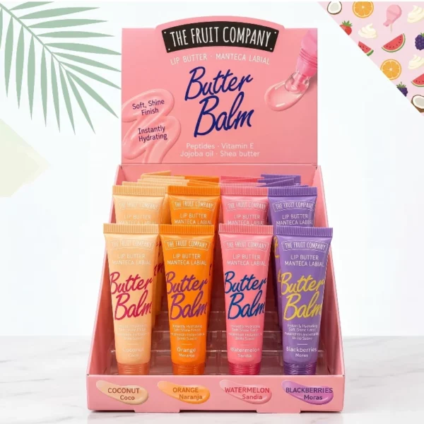 Présentoir de 24 🥥 Pack de 24 Butter Balms + 4 Testeurs – The Fruit Company