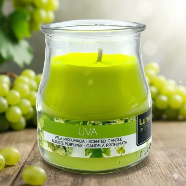Pack de 12 - Bougie parfum raisin