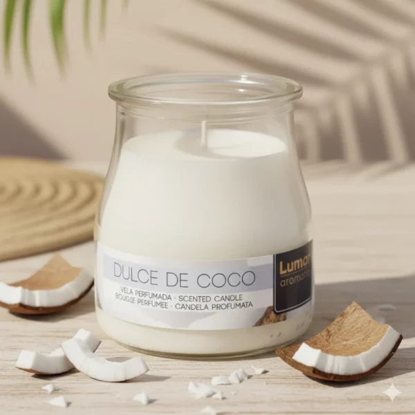 Pack de 12 - Bougie parfum coco