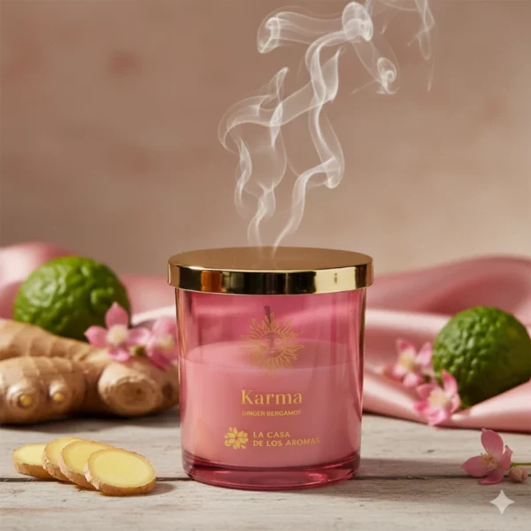 Lot de 6 - Bougie parfumée Karma 150 g – La Casa de los Aromas