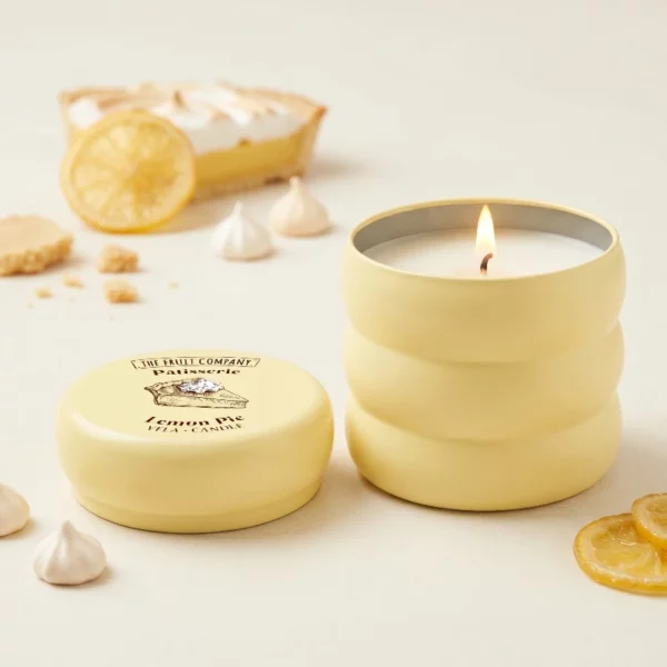 Carton de 8 🍋 Bougies Parfumées "Lemon Pie" – The Fruit Company Pâtisserie