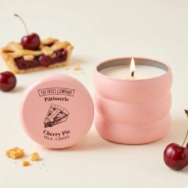 Carton de 8 🍒 Bougies Parfumées "Cherry Pie" – The Fruit Company Pâtisserie