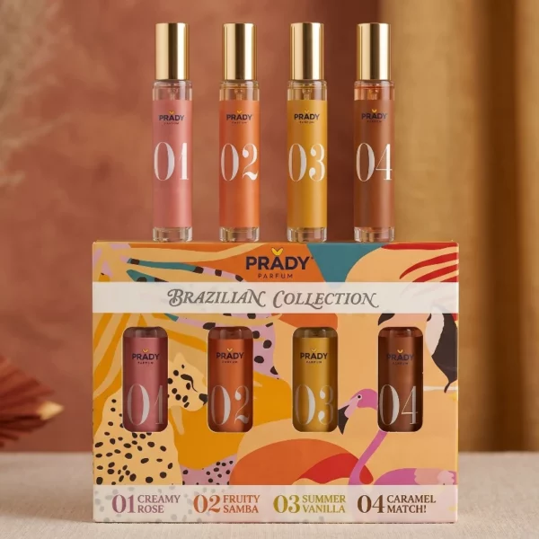 ✨ Coffret Brazilian Collection - Eau de Parfum Prady 4 X 33ml