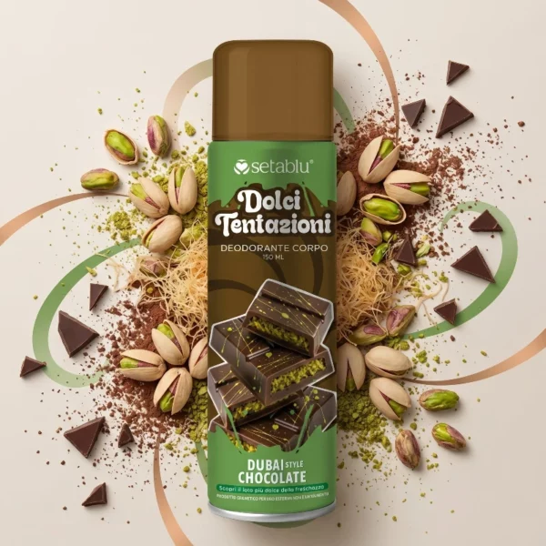 🍫 Déodorant Corps "Dolci Tentazioni" - Dubai Chocolat – 150ml