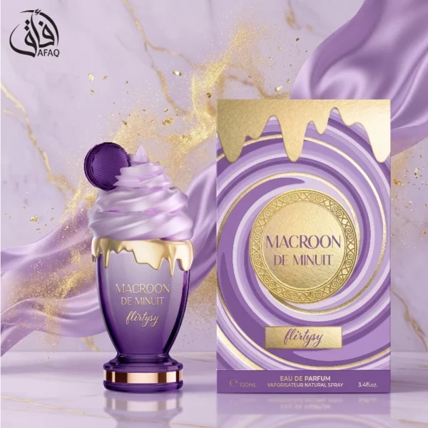 🌙 Eau de Parfum "Macaron de Minuit" – Flirtisy 🌙