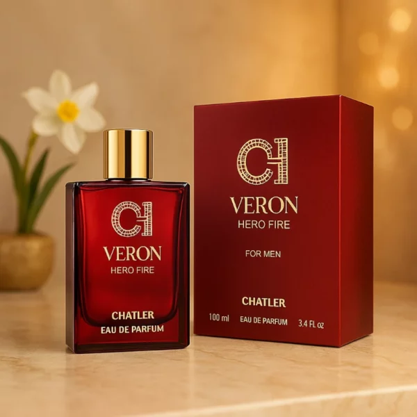 Lot de 5 : Eau de Toilette Homme CH VERON HERO FIRE 100ml – CHATLER
