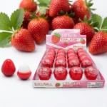 Présentoir de 20 Baume à Lèvres Fraise Leticia Well – Design Fruit 3D