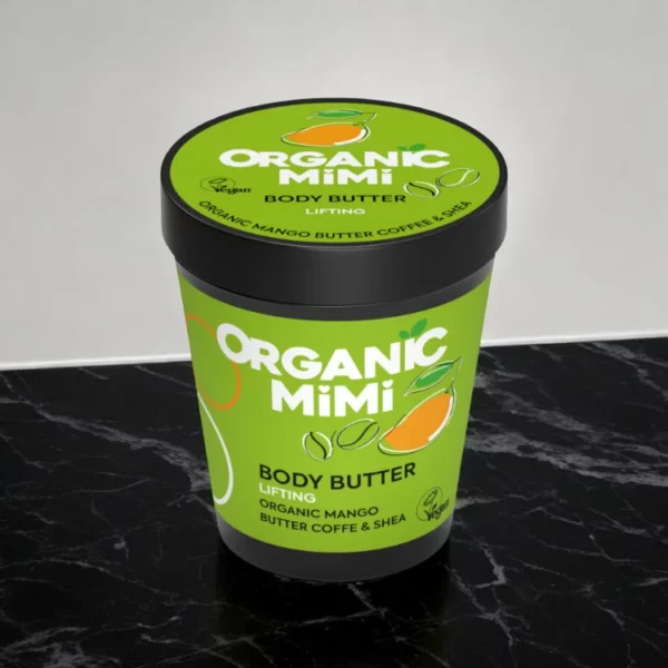 Lot de 3 : Beurre corporel Liftant MANGUE & CAFE - Organic Mimi