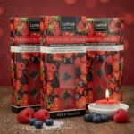 Lot de 10 Paquets de 10 Bougies "100 Pièces" - Fruits Rouges