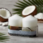 Lot de 12X2 Bougies - Parfum Coco - 7cm X 5,70cm - 24H