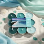 Lot de 6 paquets de 18 bougies - Parfum Océans