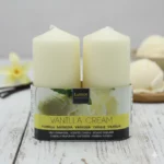 Lot de 12X2 Bougies - Parfum Glace Vanille - 10cm X 4,70cm - 24H