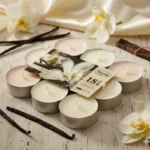Lot de 6 paquets de 18 bougies - Parfum Vanille