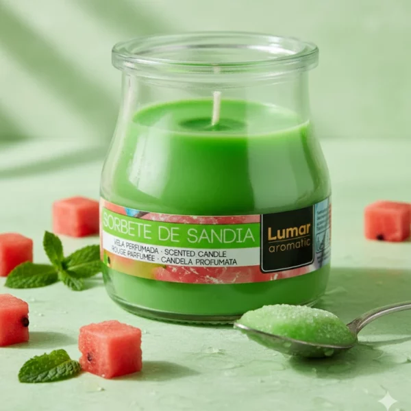 Pack de 12 - Bougie parfum sorbet pastéque