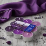 Lot de 6 paquets de 18 bougies - Lavande