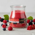 Pack de 12 - Bougie parfum fruits rouges